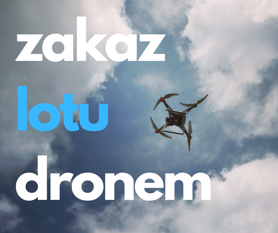 dron na niebie (mat. UM Cieszyn)